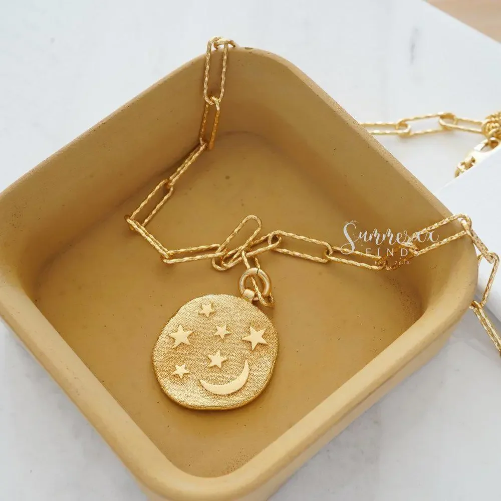 Madewell Shimmer Disc Pendant Necklace - Picture 2 of 9